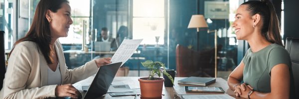 job-interview-for-a-business-woman-at-a-hiring-company-talking-to-the-hr-manager-about-the-role-or